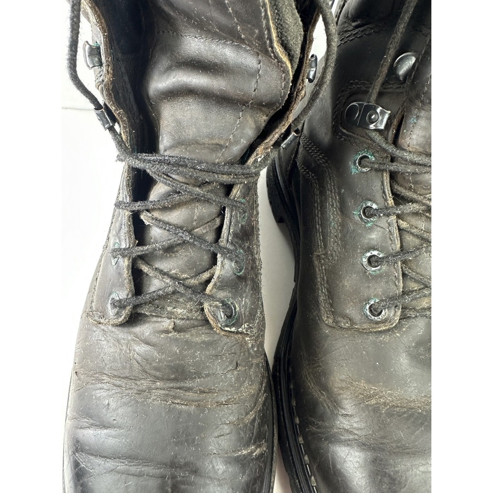 Distressed Red Wing 414 EH Work Boots Brown Leather Men's Size 11 D USA Made - Picture 15 of 16